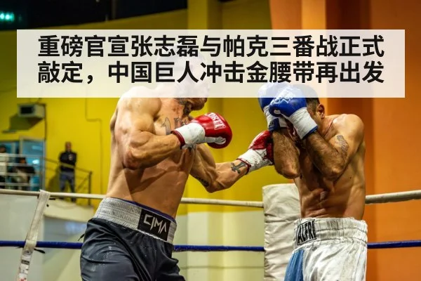 重磅官宣张志磊与帕克三番战正式敲定，中国巨人冲击金腰带再出发
